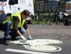 Einweihung neuer Schutzstreifen für Radfahrer in Potsdam