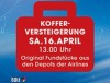 Große Kofferversteigerung am 16. April im Stern-Center Potsdam
