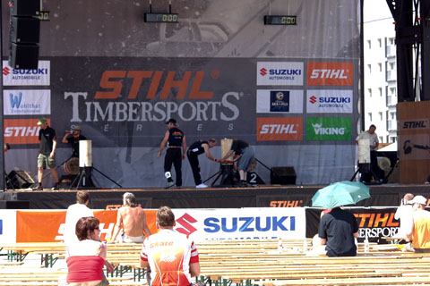 Deutsche Timbersports Meisterschaft und Europacup