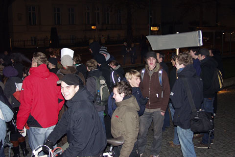 Mahnwache gegen Vorratsdatenspeicherung
