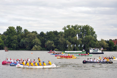13. Potsdamer Wasserspiele auf dem Templiner See