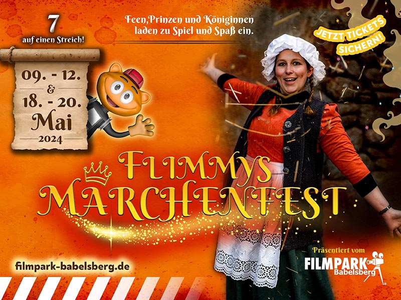 Foto: Flimmys Märchenfest im Filmpark Babelsberg