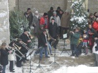 Neujahrsöffnung mit Bläserkonzert
