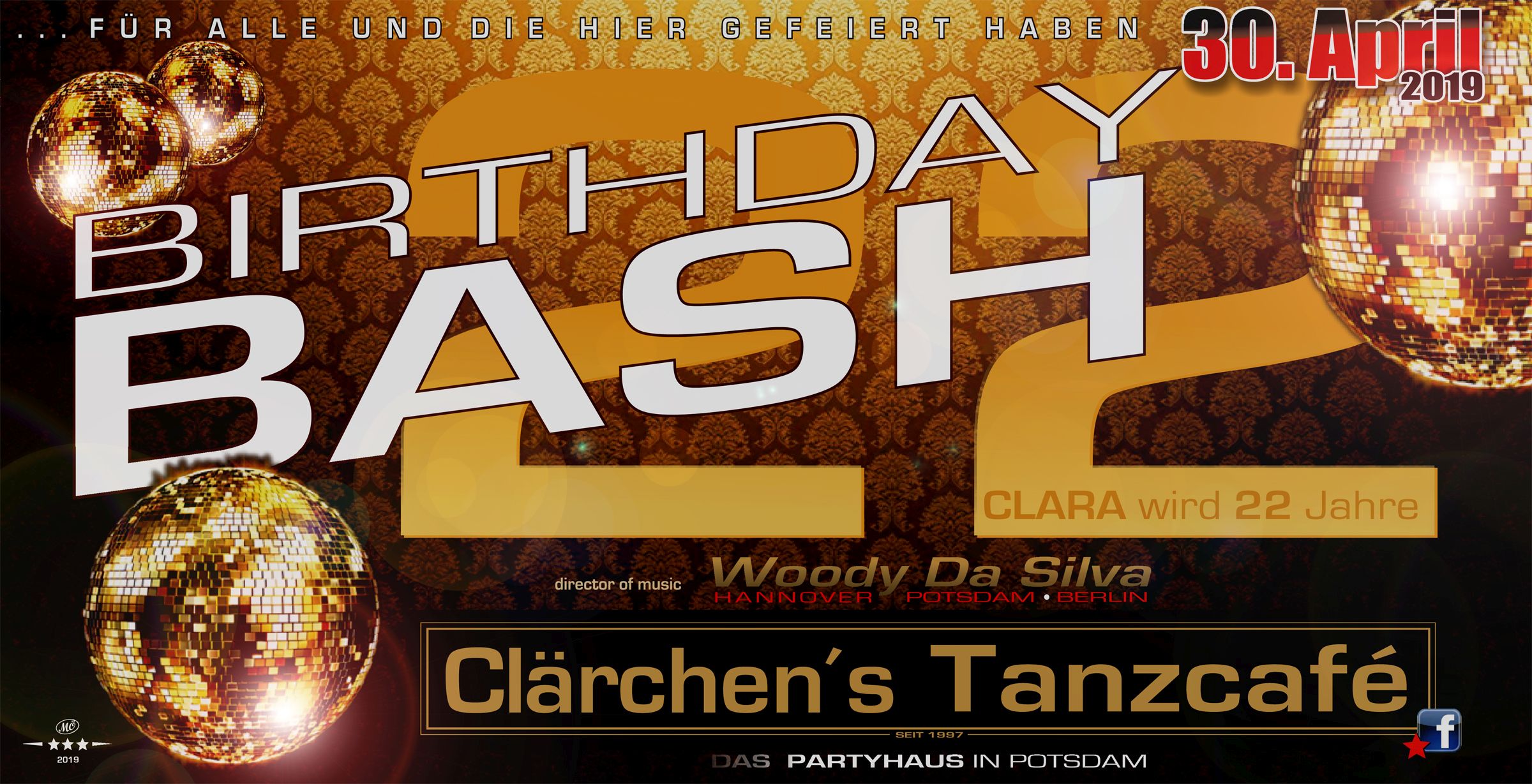 22 Jahre Clärchen´s DIE PARTY ZUM JUBILÄUM