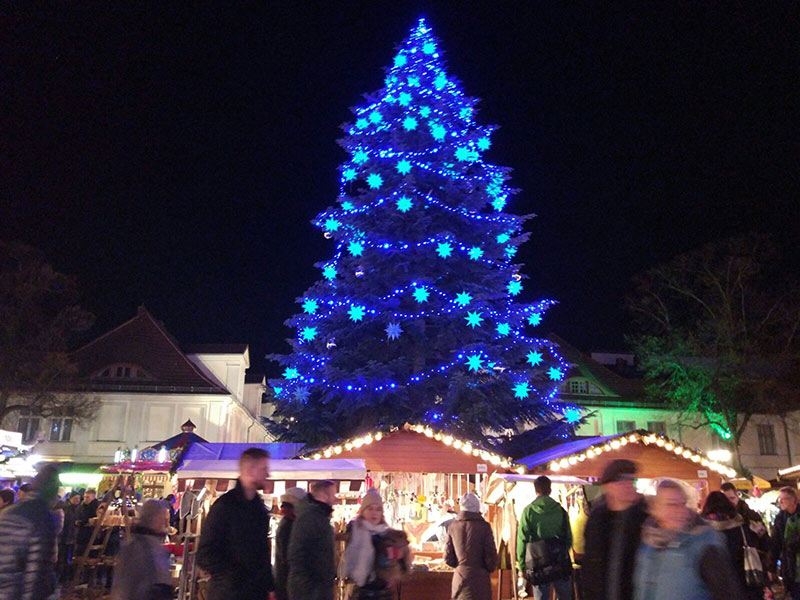 Potsdamer Weihnachtsmarkt - Blauer Lichterglanz